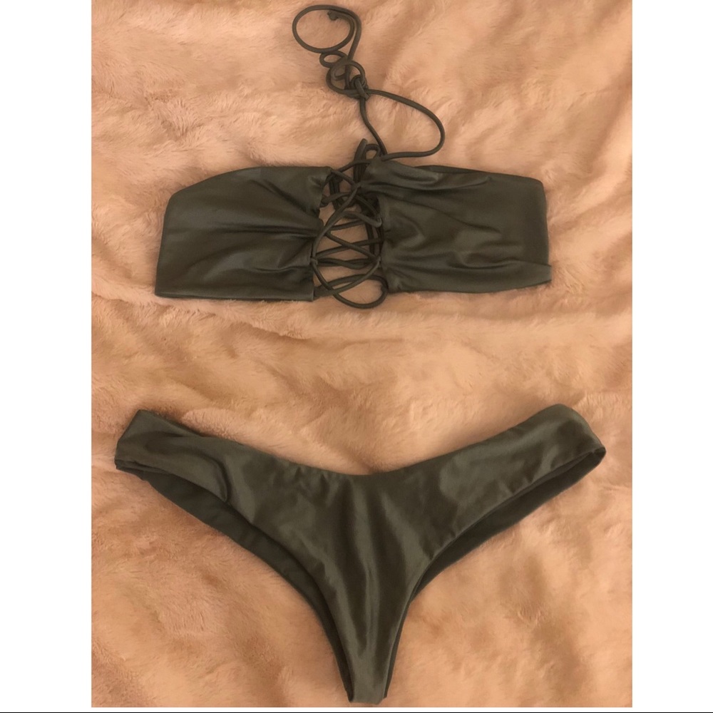 Beautiful green high quality bikini